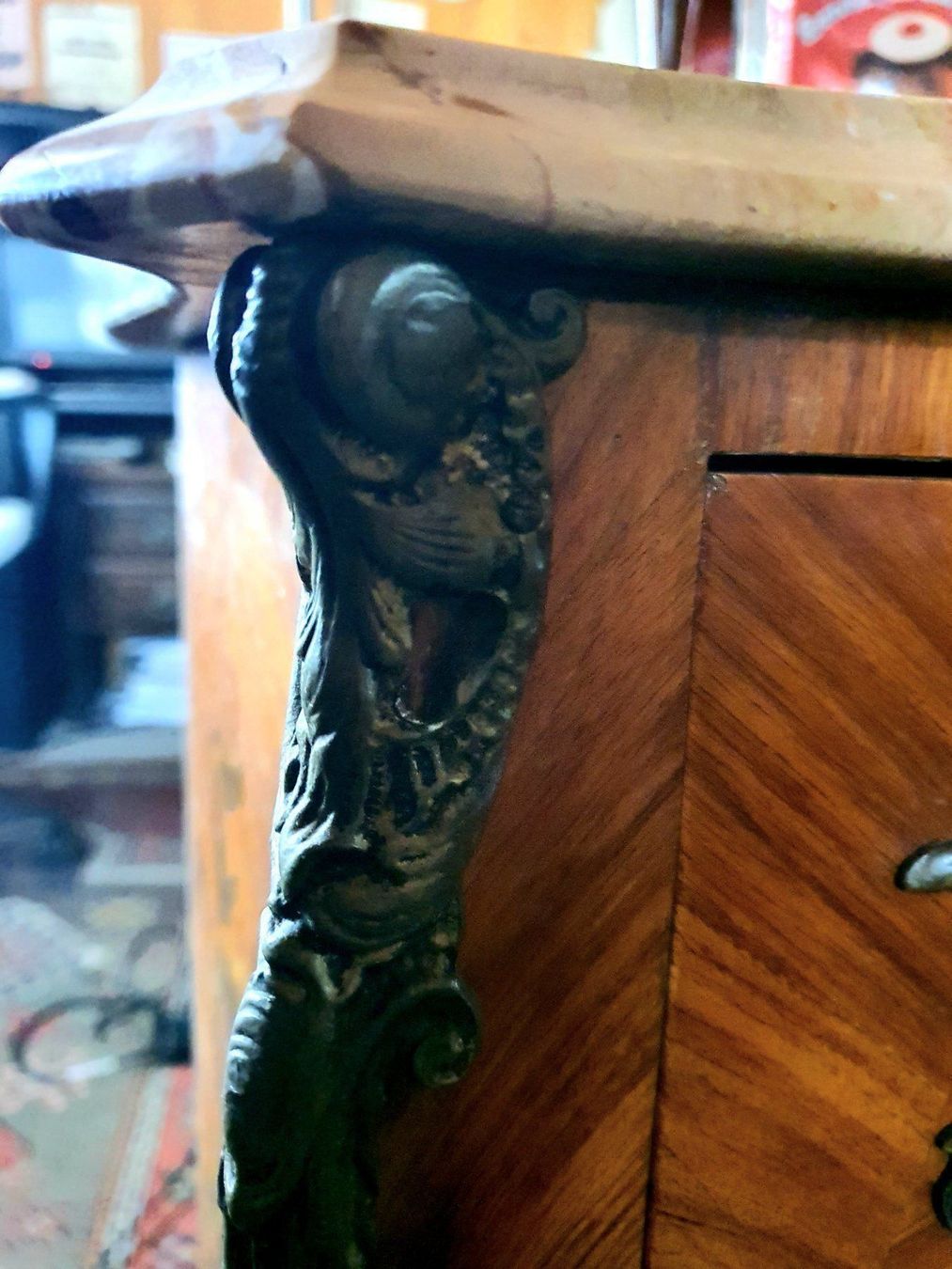 Cassettiere: Commode style Louis XV et marbre.rose – Usato da DUGNY (-Leytron) venduto da Rdeny 7