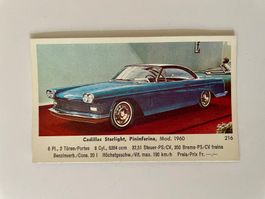 Eikon Sammelbild 216 / Cadillac Starlight Pininfarina