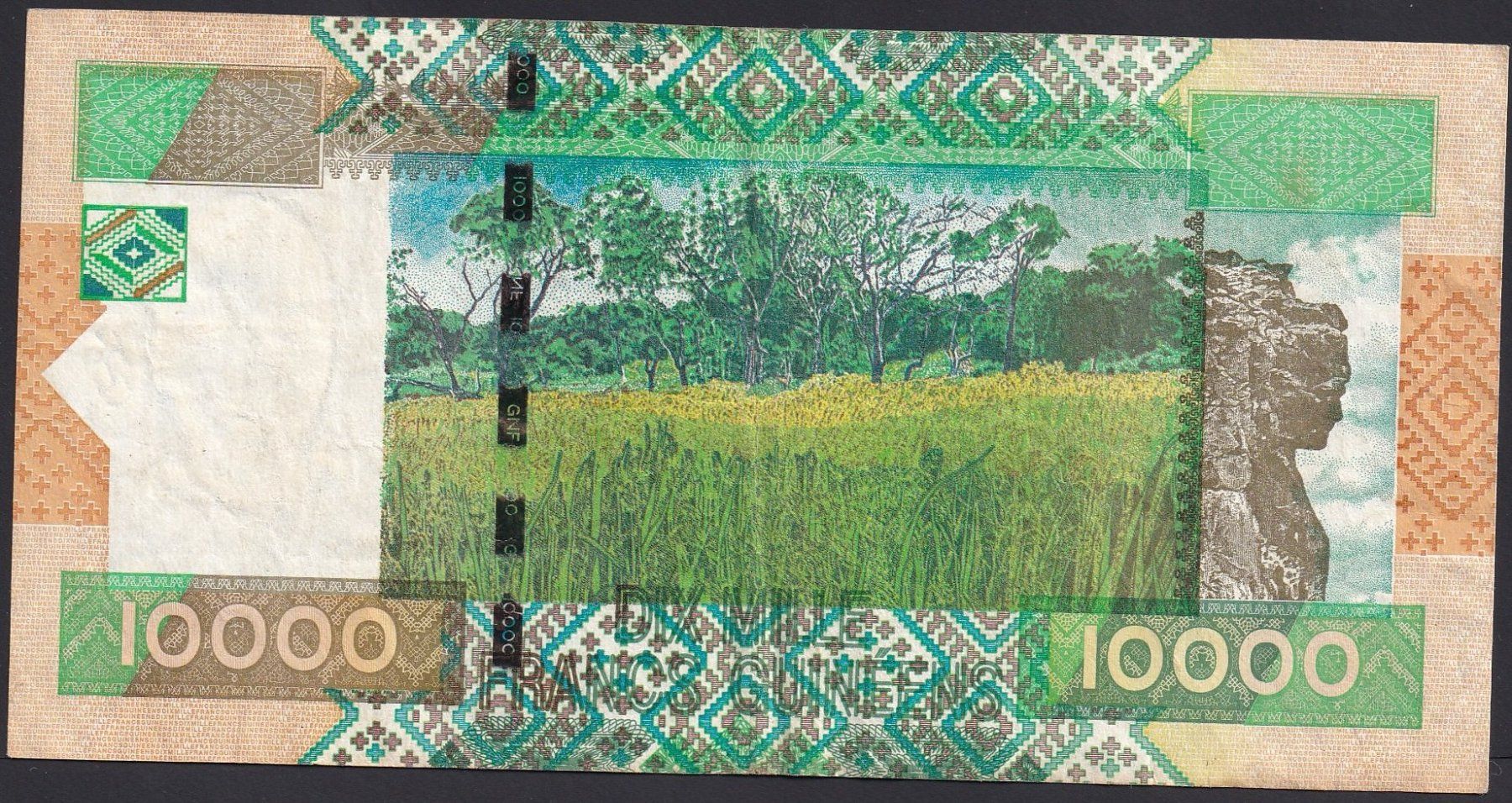 Banknoten: Guinea 10'000 Francs 2007 – Gebraucht aus Brugg AG von banknoten_muesli 1