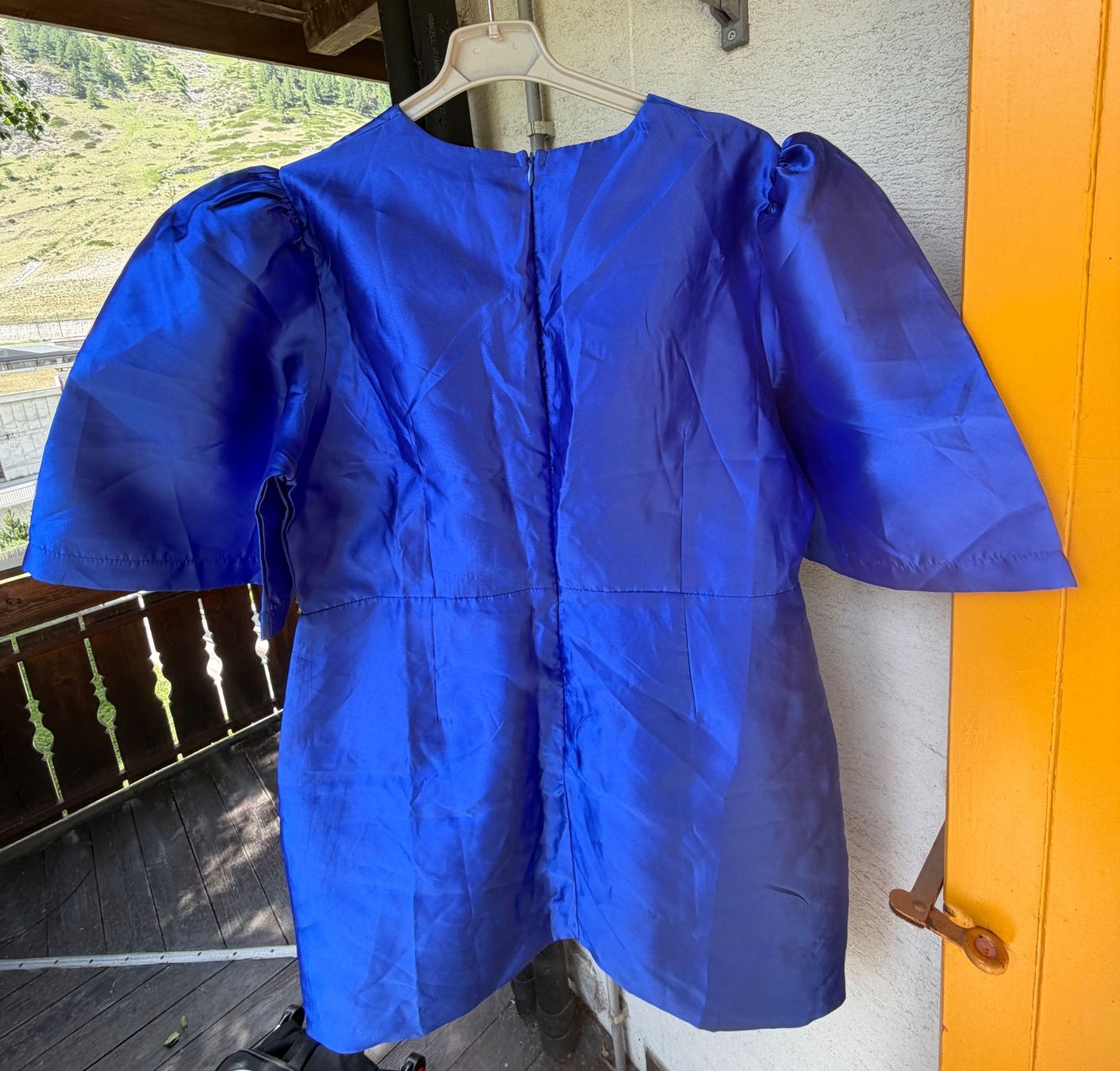 Kleider: Kleid blau Grösse XL - Satin – Neu (gemäss Beschreibung) aus Zermatt von cacador 1