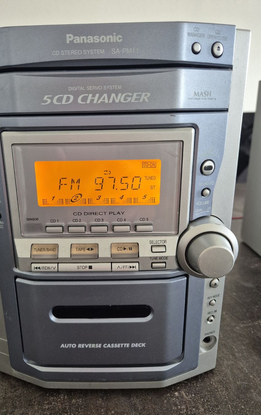 Panasonic Lettore multimediale & Streamer: PANASONIC SA-PM11 mini-chaine, chargeur 5 cd – Usato da LA CHAUX-DE-FONDS venduto da Ruchet72 4