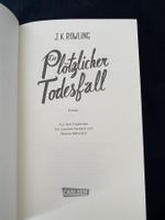 J.K. Rowling Ein Plötzlicher Todesfall