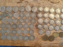 ==> Lot mit 4×5Rp 1918, 1926 je gr. B! 5Rp 1902 T/L etc <=