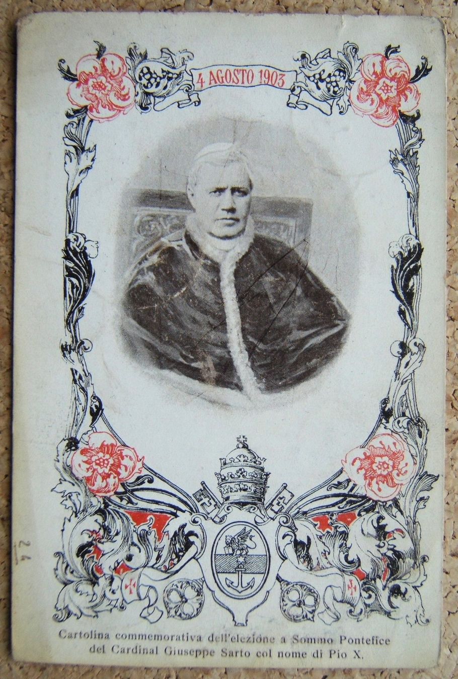 Ansichtskarten: AK PAPST X 1903 – Gebraucht aus Brunnen von Nonne04