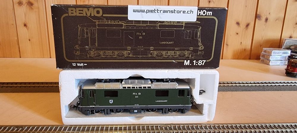 Bemo Modelleisenbahnen: BEMO 1258 111 RhB Ge 4/4 II 611 Lanquart DIGITAL – Gebraucht aus Sattel von B7u 2