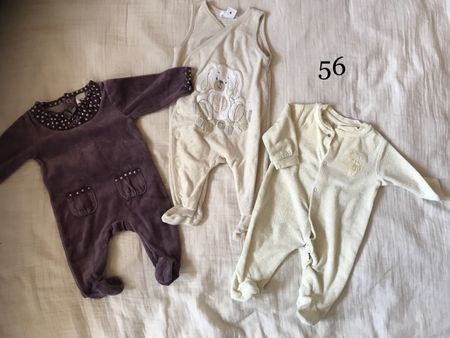 Pyjama und Strampler 56