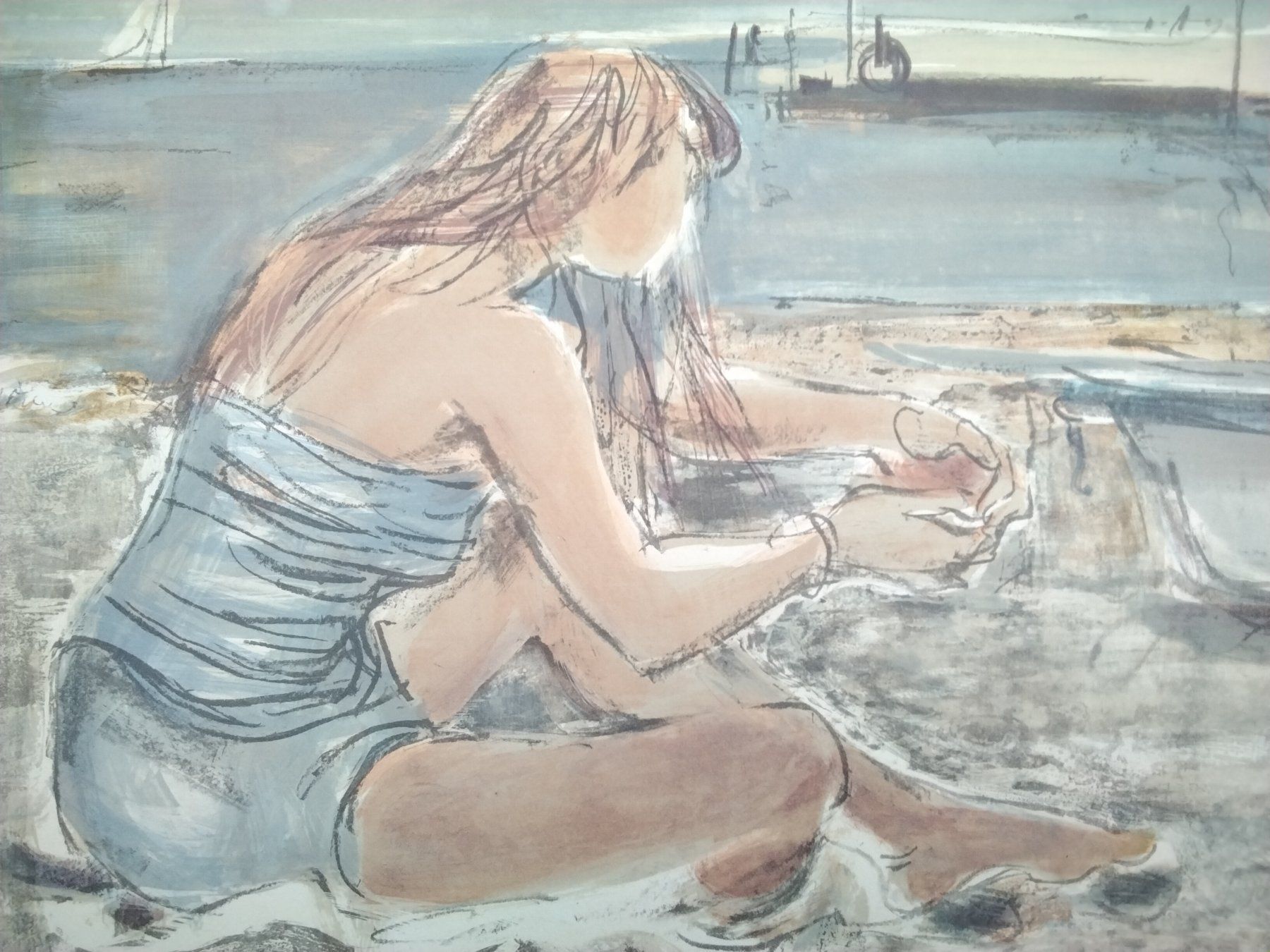 Grafica & Litografie: Nanette Genoud Lithographie signiert – Usato da Cavigliano venduto da zamamasa 1