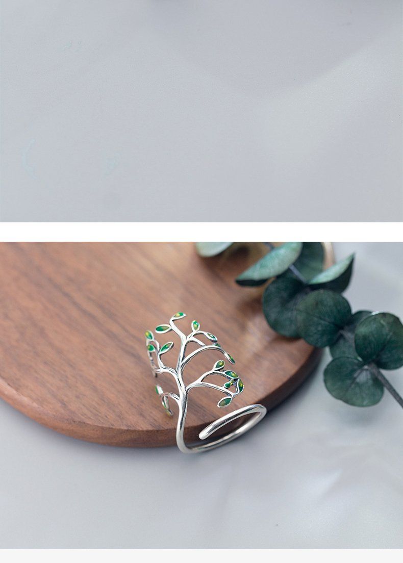 Anelli: 💍NEU Lebensbaum Ring - Silberfarbig – Nuovo e nell'imballaggio originale da Wittenbach venduto da ChinaSeidenstrasse 3