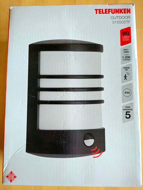 Telefunken LEDAussenlampe mit Sensor NEU!! Kaufen auf Ricardo