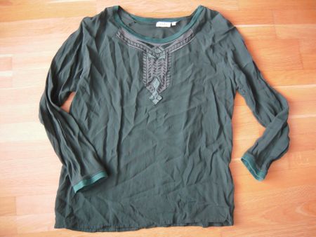 Grünes Shirt /Bluse Gr S von nulu