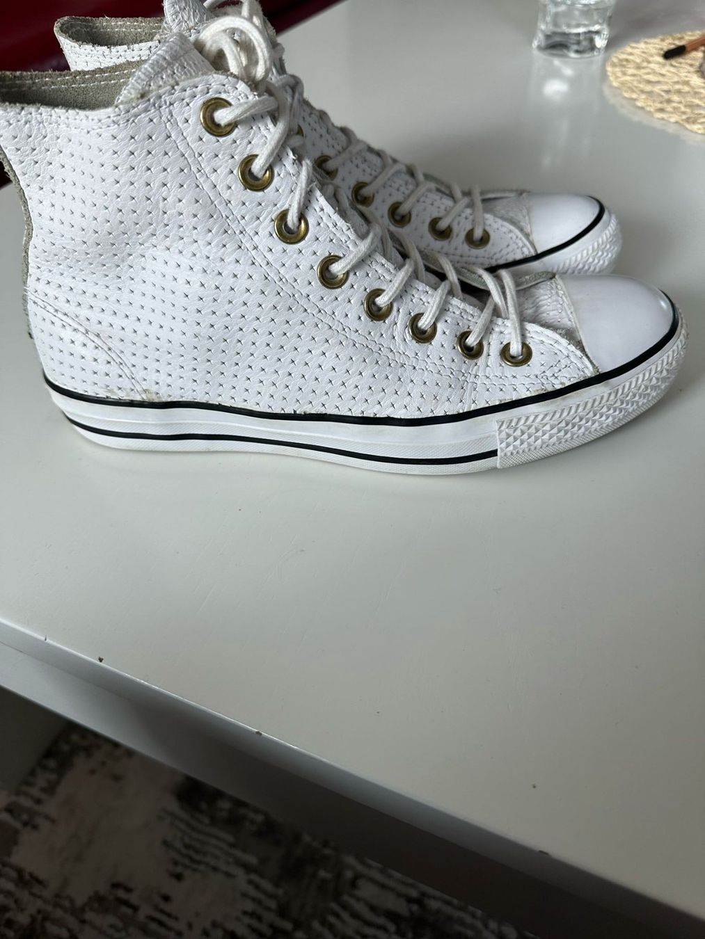 Converse Scarpe da uomo: Converse All Star Leder Sneaker Grösse 39.5 – Nuovo (secondo la descrizione) da Burgdorf venduto da interstellar2 1