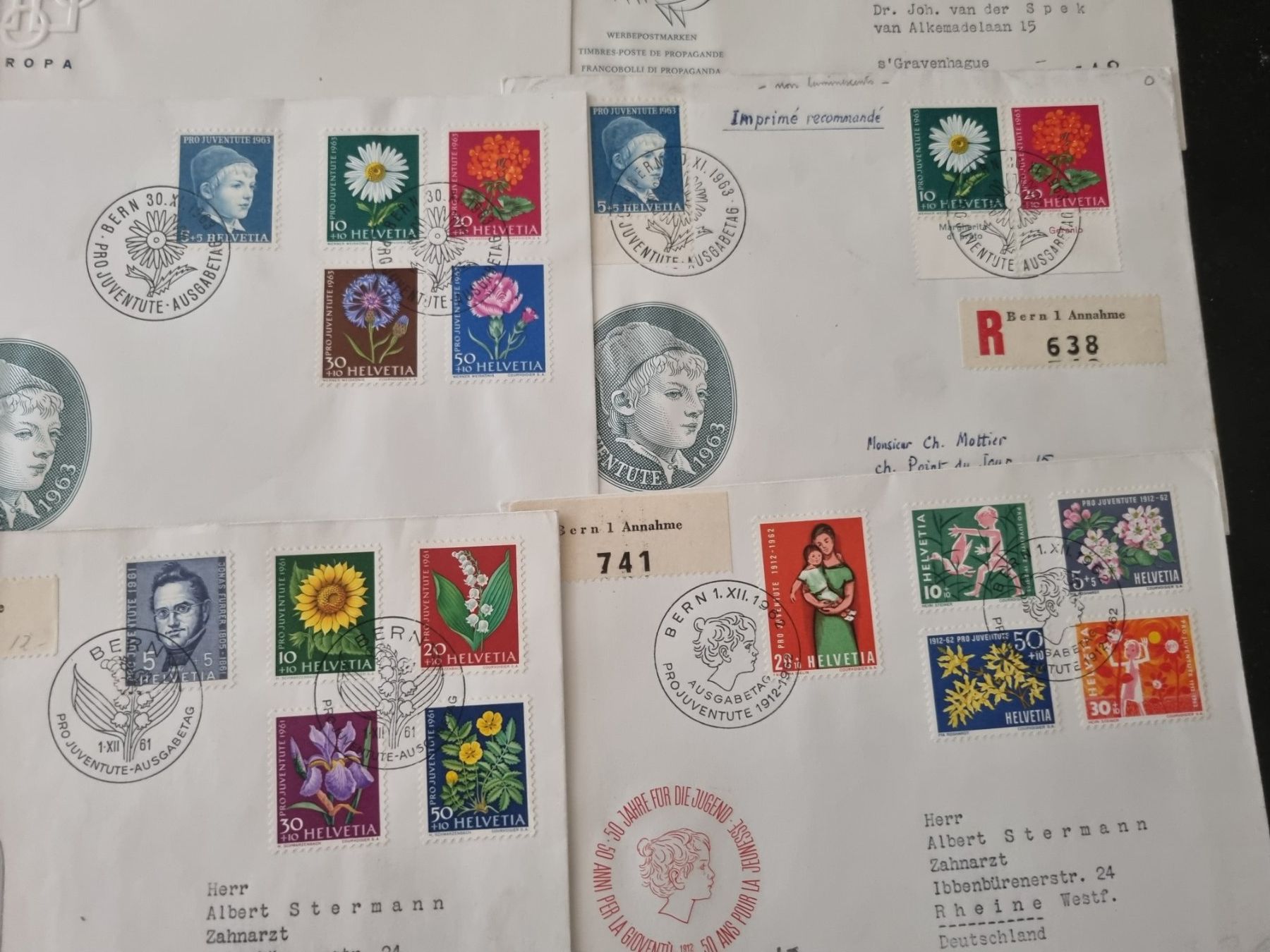 Tutti i francobolli: 16 FDC Ausgaben 1959 - 1963 – Usato da Gümligen venduto da Geniusbuy 2