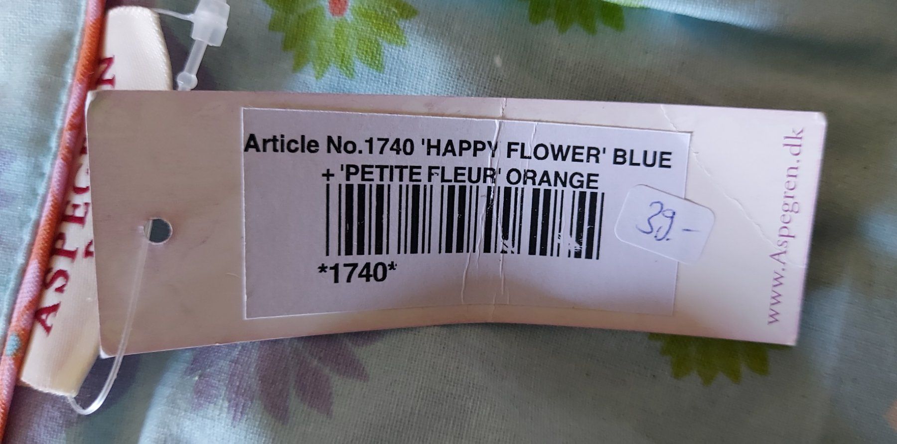 Custodie per cosmetici: Neues ASPEGREN Necessaire, blau mit Blumenmuster – Nuovo e nell'imballaggio originale da Basel venduto da Mazzo84 2