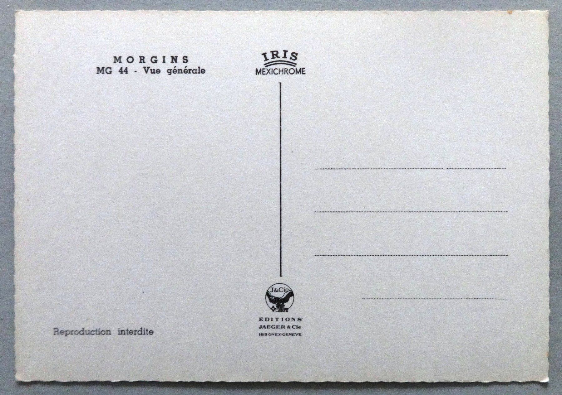 Cartoline postali: Morgins - Vue générale – Usato da Fétigny venduto da Billy2miny 1