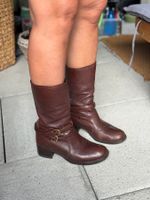 Prada Stiefeletten Leder braun Grösse 38.5