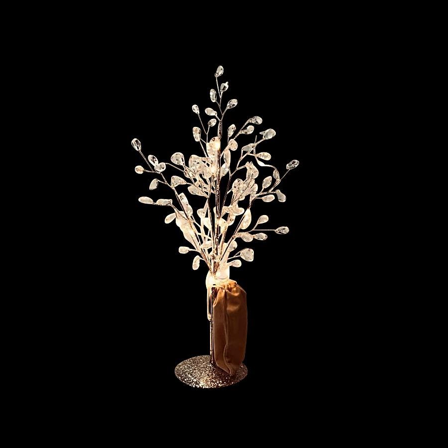 Tutte le decorazioni: Deko Baum 45cm goldfarben, Lichterkette – Nuovo e nell'imballaggio originale da Wettingen venduto da Swala 1