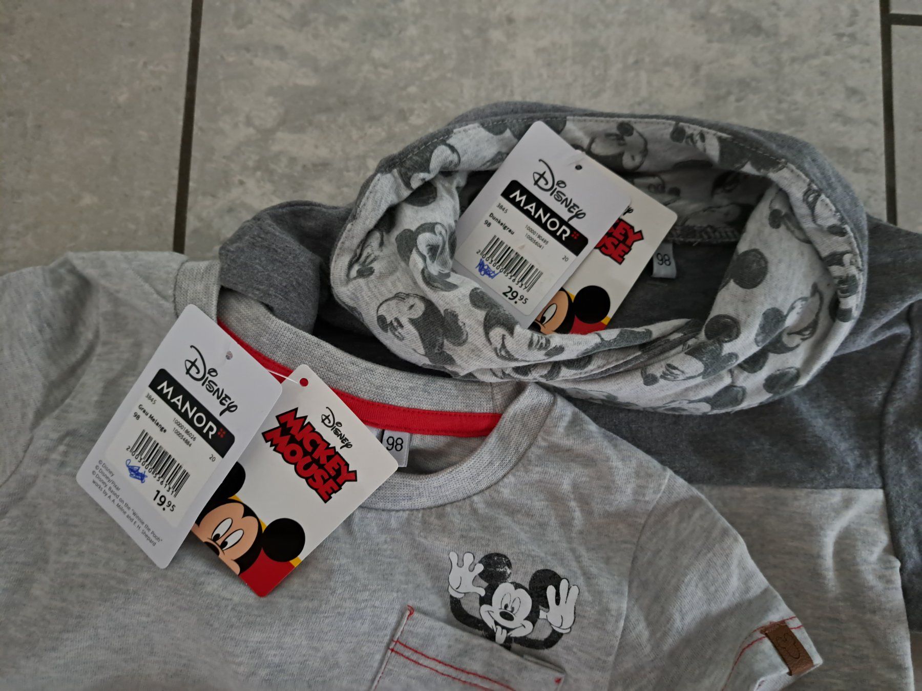 Pullover & Sweatshirts: Pulli und T-Shirt Gr. 98 Disney Mickey Mouse NEU – Neu und originalverpackt aus Killwangen von KIANA08 1