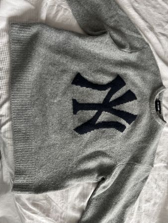 New Era Pullover Grau Melange Grösse L Yankees NHL Winter