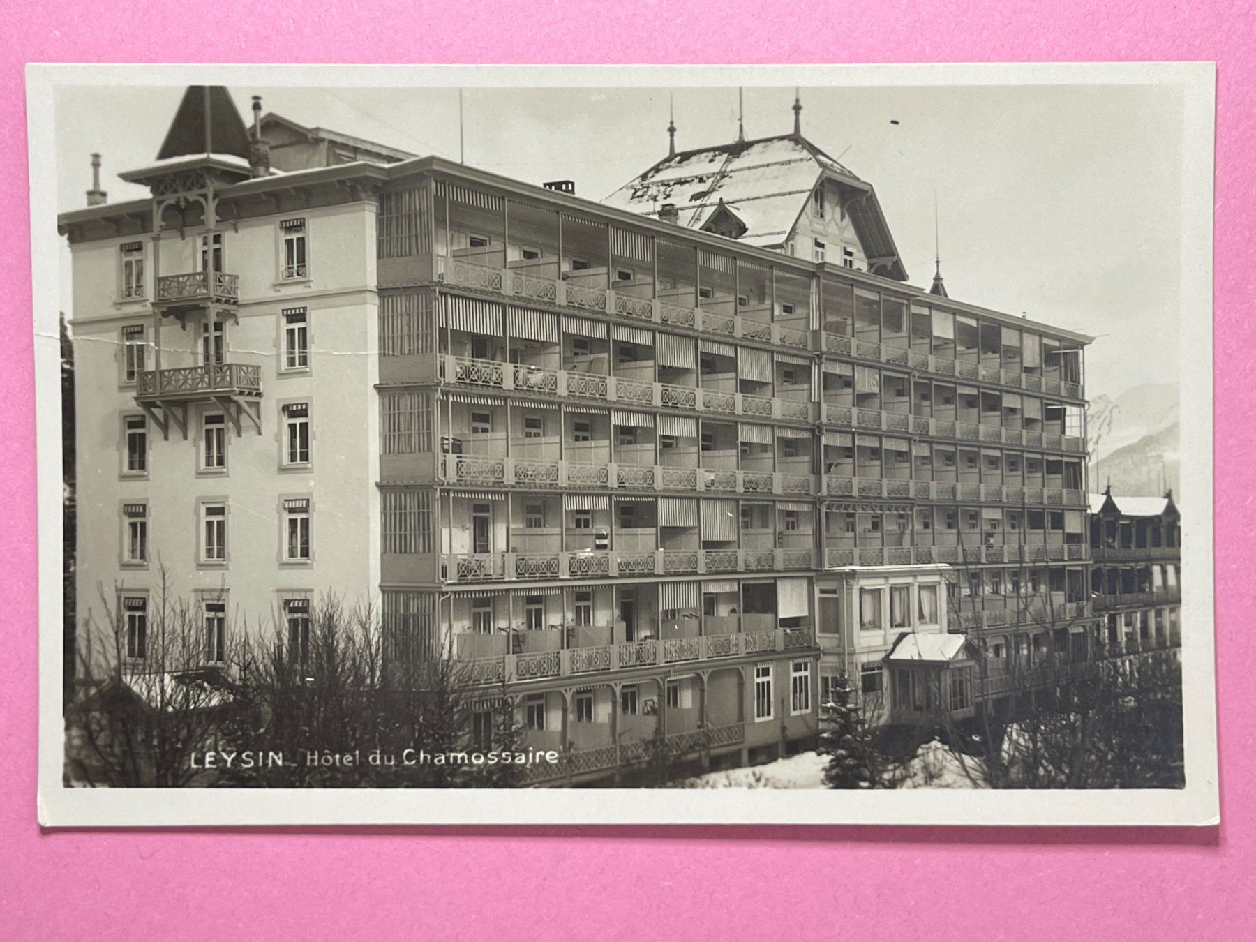 Cartes postales: Leysin, Hôtel du Chamossaire – D'occasion à Steg VS par danwer74