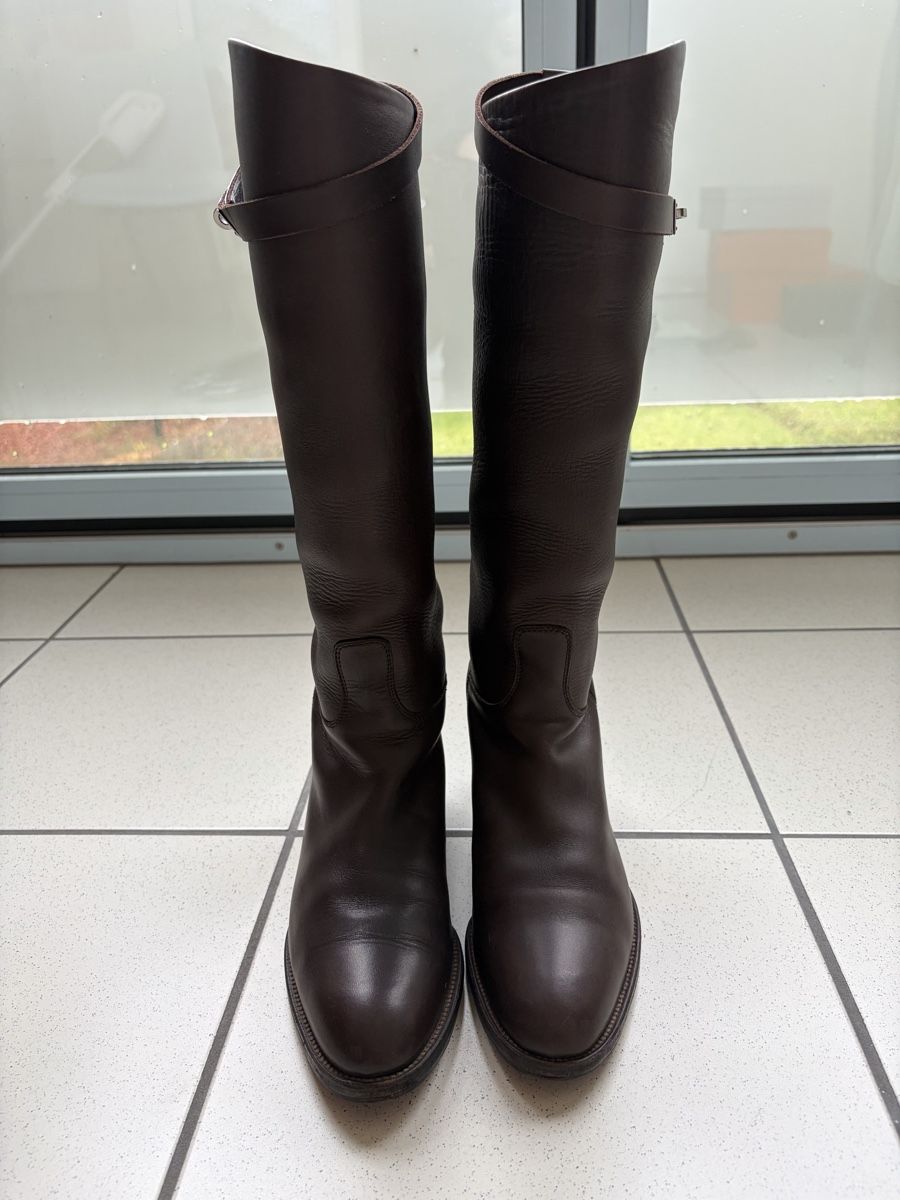 Hermès Damenschuhe: Hermes Jumping brown boots 38 – Gebraucht aus Zürich von nat_k 6
