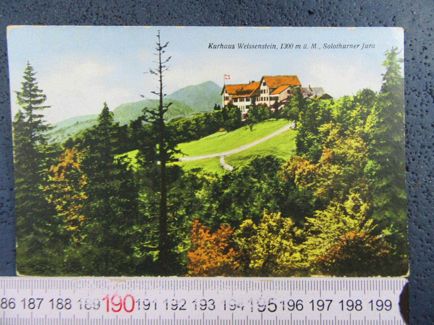 Cartoline postali: WEISSENSTEIN KURHAUS OB SOLOTHURN AK 1935 – Usato da Ettingen venduto da Hausi4711