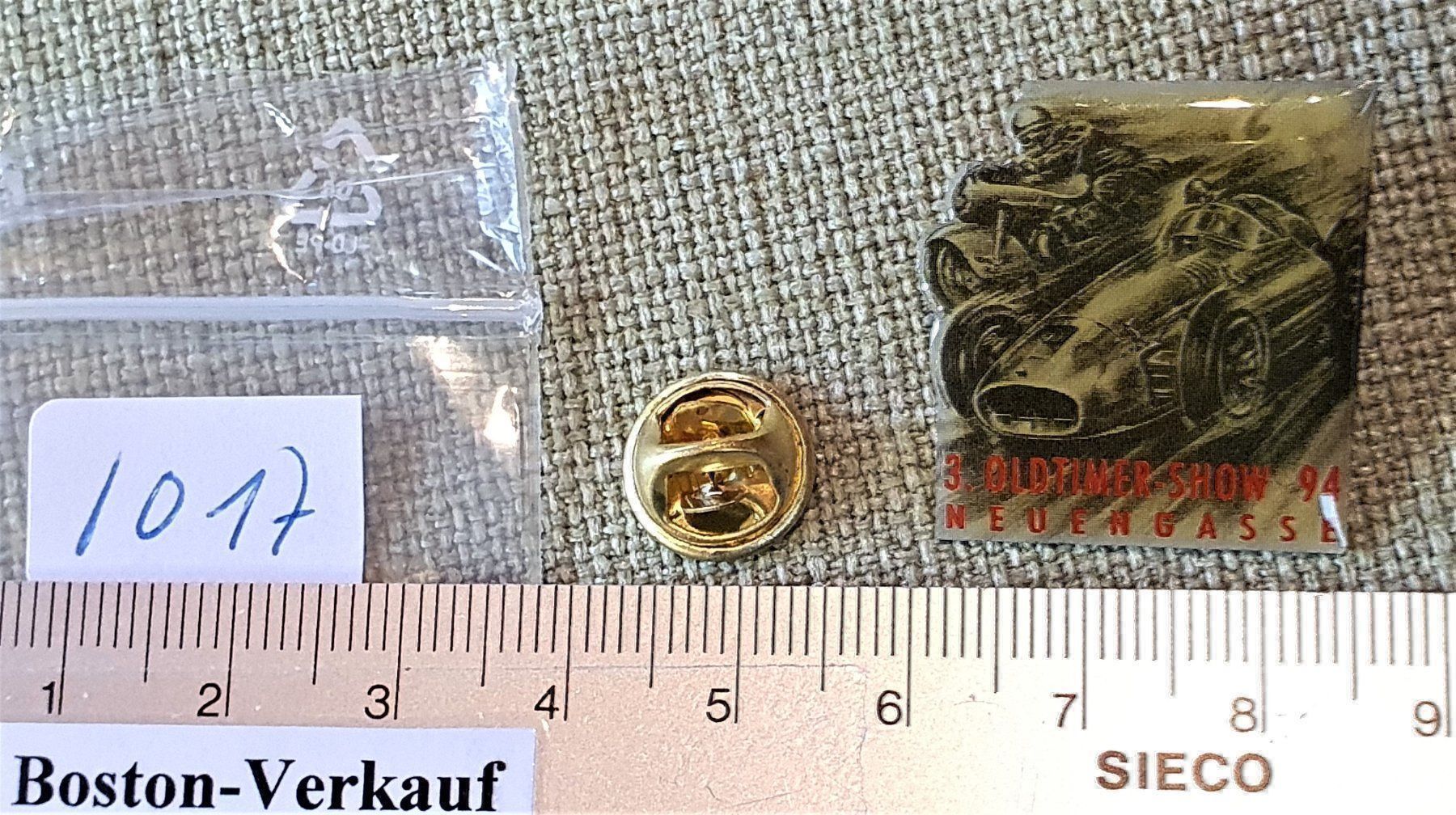 Plaketten & Abzeichen: I017  Pin 3. Oldtimer Show 94 Neuengasse – Gebraucht aus Reinach BL von Boston-Verkauf 1