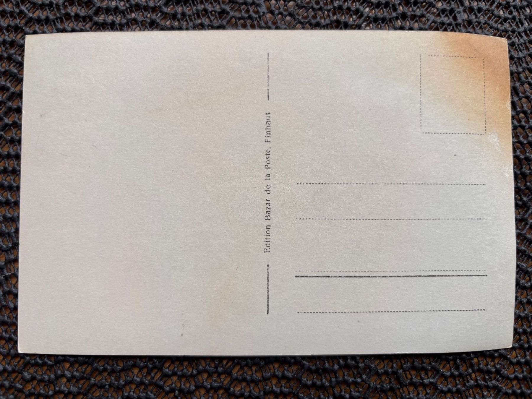 Ansichtskarten: Ancienne carte postale Finhaut – Gebraucht aus Châtel-St-Denis von Vaillant1 1