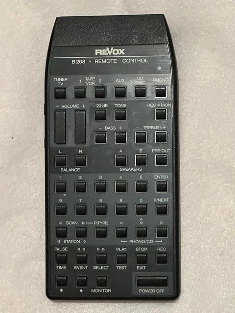 Revox Telecomandi: Revox H208 Fernbedienung – Usato da Trimbach venduto da ELITA-5