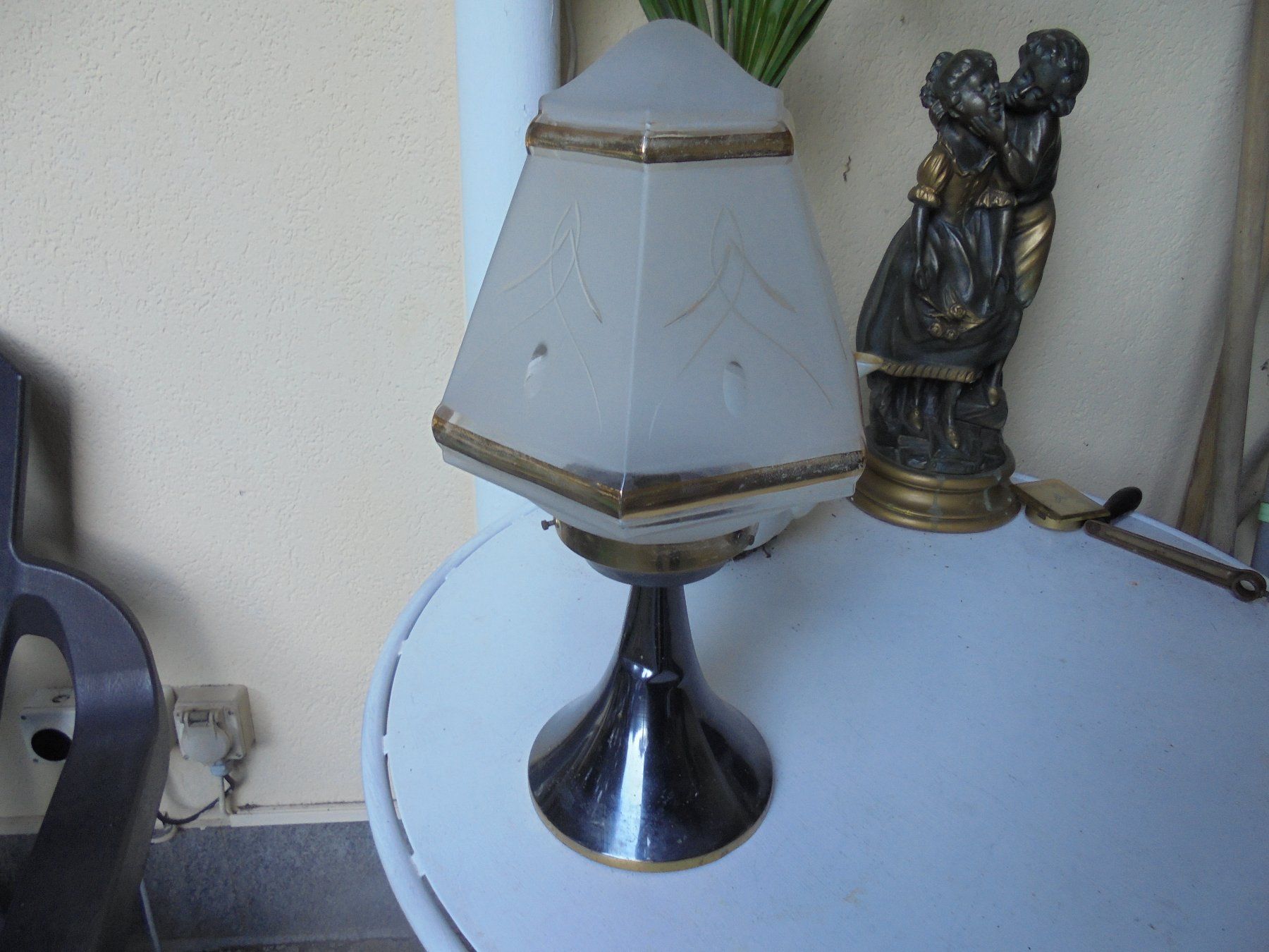Artograph Lampade: Alte Flurlampe, ca. 1950 – Usato da Camorino venduto da Hunpete