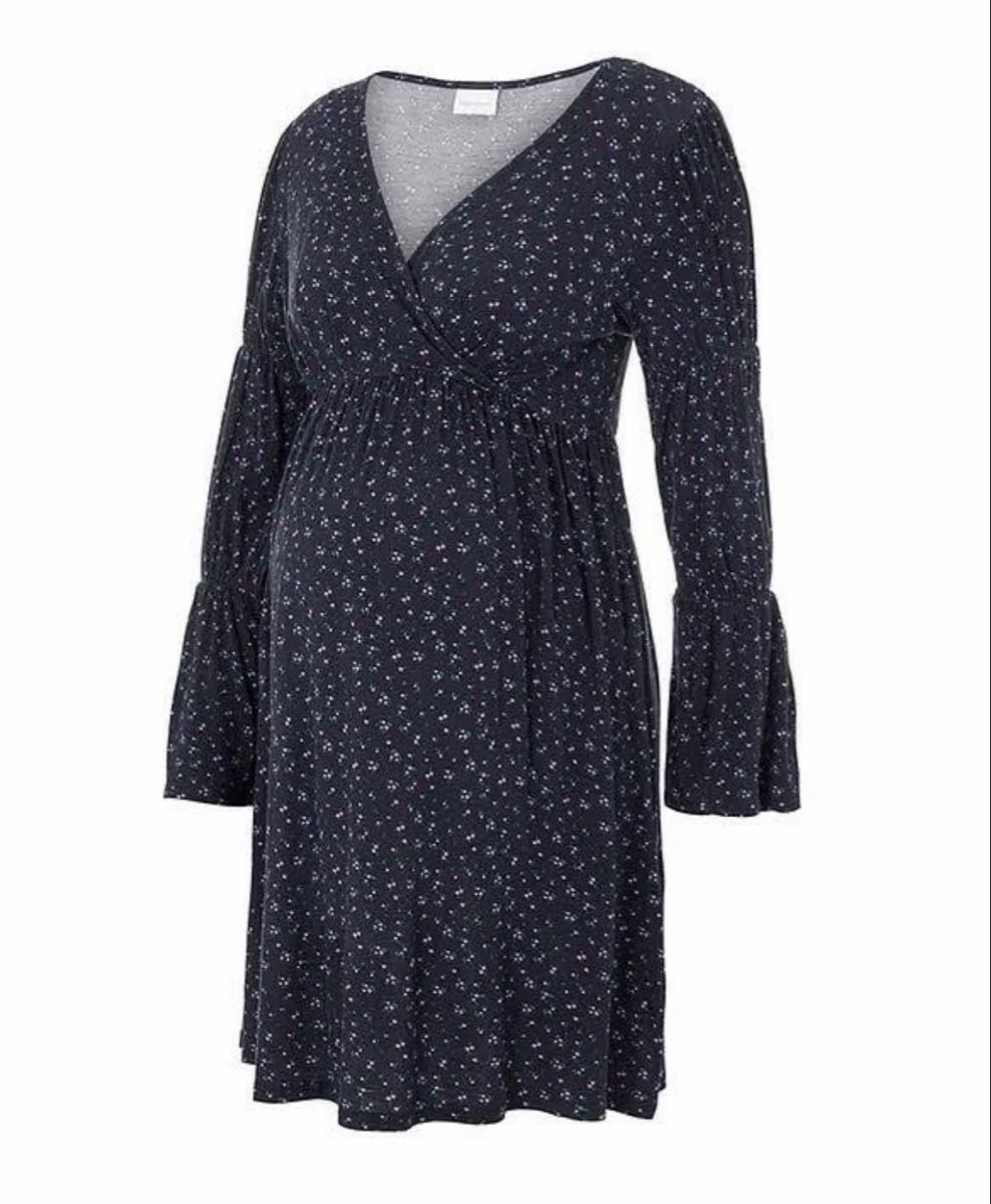 Mamalicious Vestiti: Mamalicious Umstandskleid mit V-Ausschnitt – Nuovo e nell'imballaggio originale da Zürich venduto da luxuryoutlet1 5