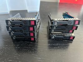 HPE 2.5" Festplattenrahmen Disk Tray 8 Stück