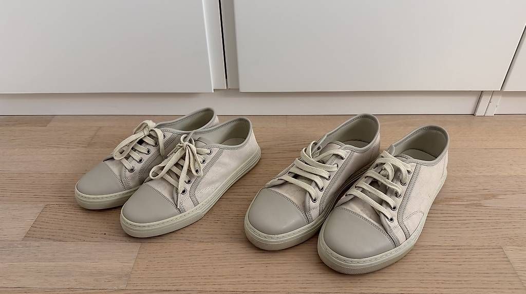Damenschuhe: Gucci Sneaker GG Low Cotton Washed - White  – Gebraucht aus Wallisellen von ArtonKqiku