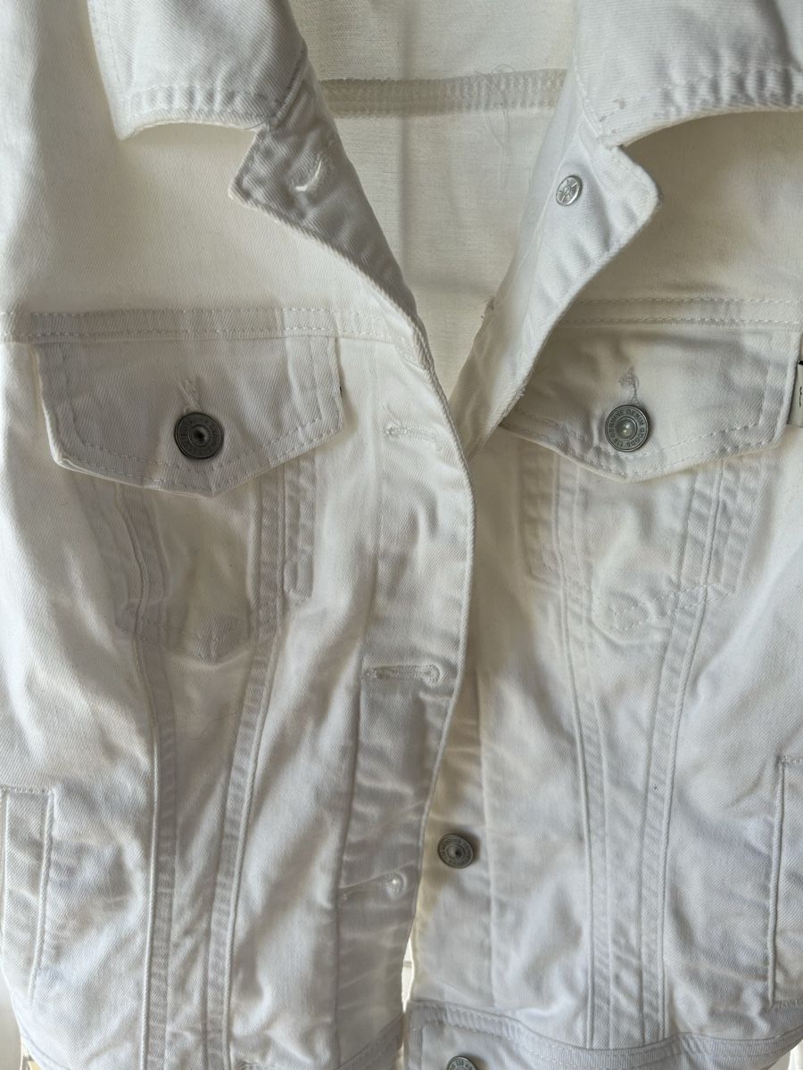 Giacche: Weisse Jeansjacke – Nuovo (secondo la descrizione) da Windisch venduto da Shakira085 2