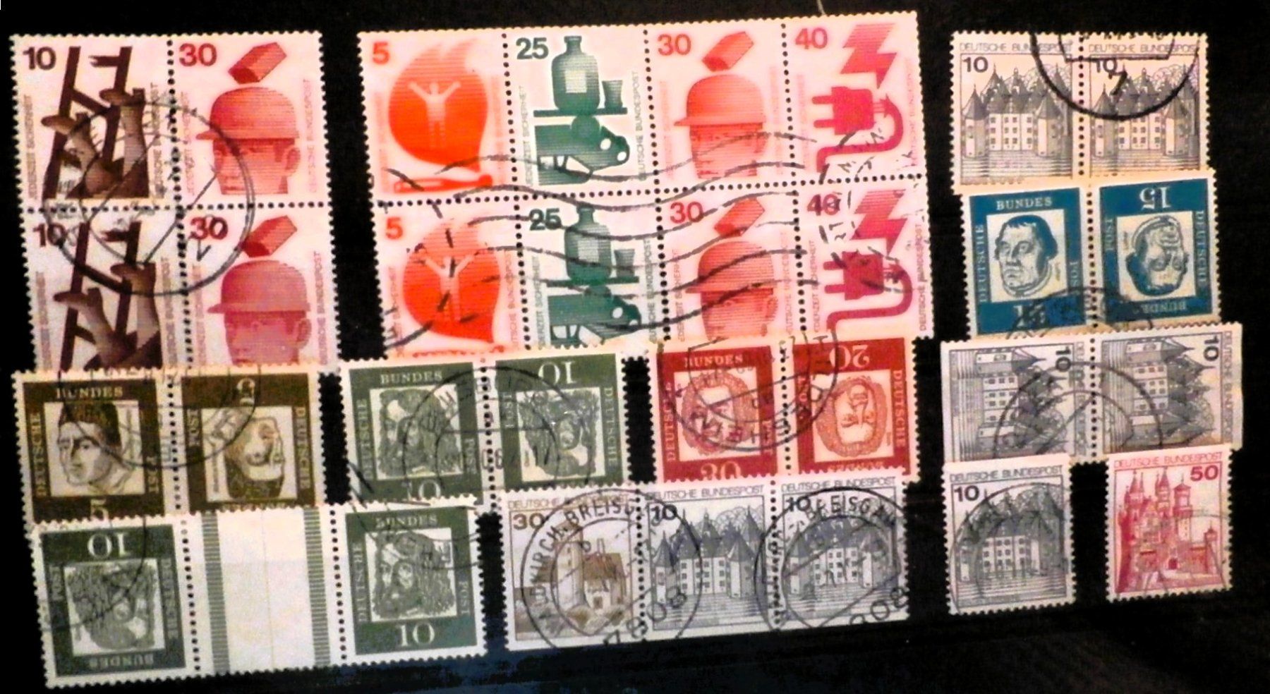 Tous les timbres: BRD verschiedene Kehrdrucke – D'occasion à Kehrsatz par Bernherb2