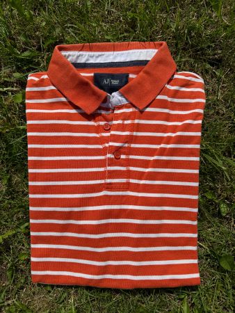 Armani Jeans Polo Shirt, Orange