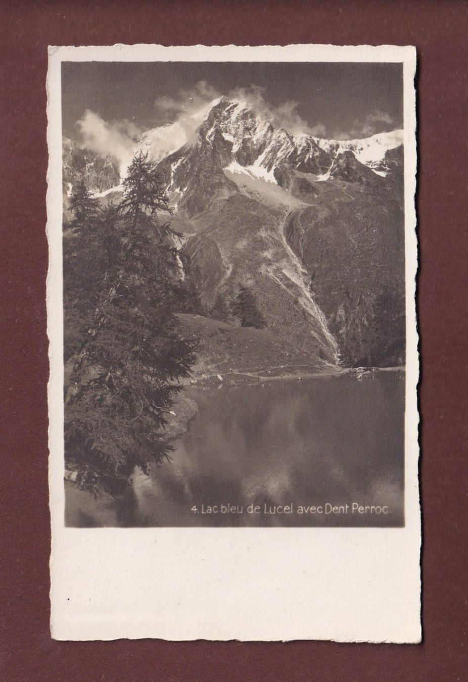 Ansichtskarten: LAC BLEU DE LUCEL - Dent Perroc – Gebraucht aus Pully von nicecards-shop
