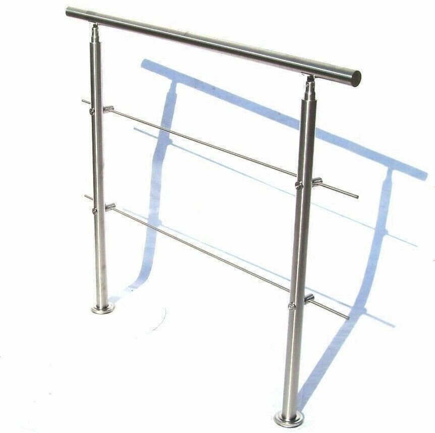 Geländer: 57214 - Edelstahl Treppengeländer 160cm - 2 Querstreben – Neu und originalverpackt aus Wallenwil von toesstal-vertrieb 6