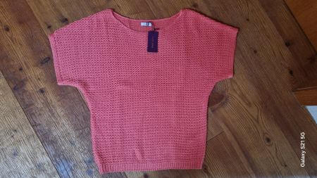 LASCANA Sommershirt Gr. 38 Neu mit Etikett Koralle