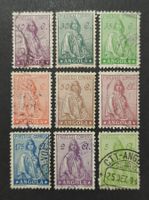 Angola/Portugal 1932-46, LoT gestempelt