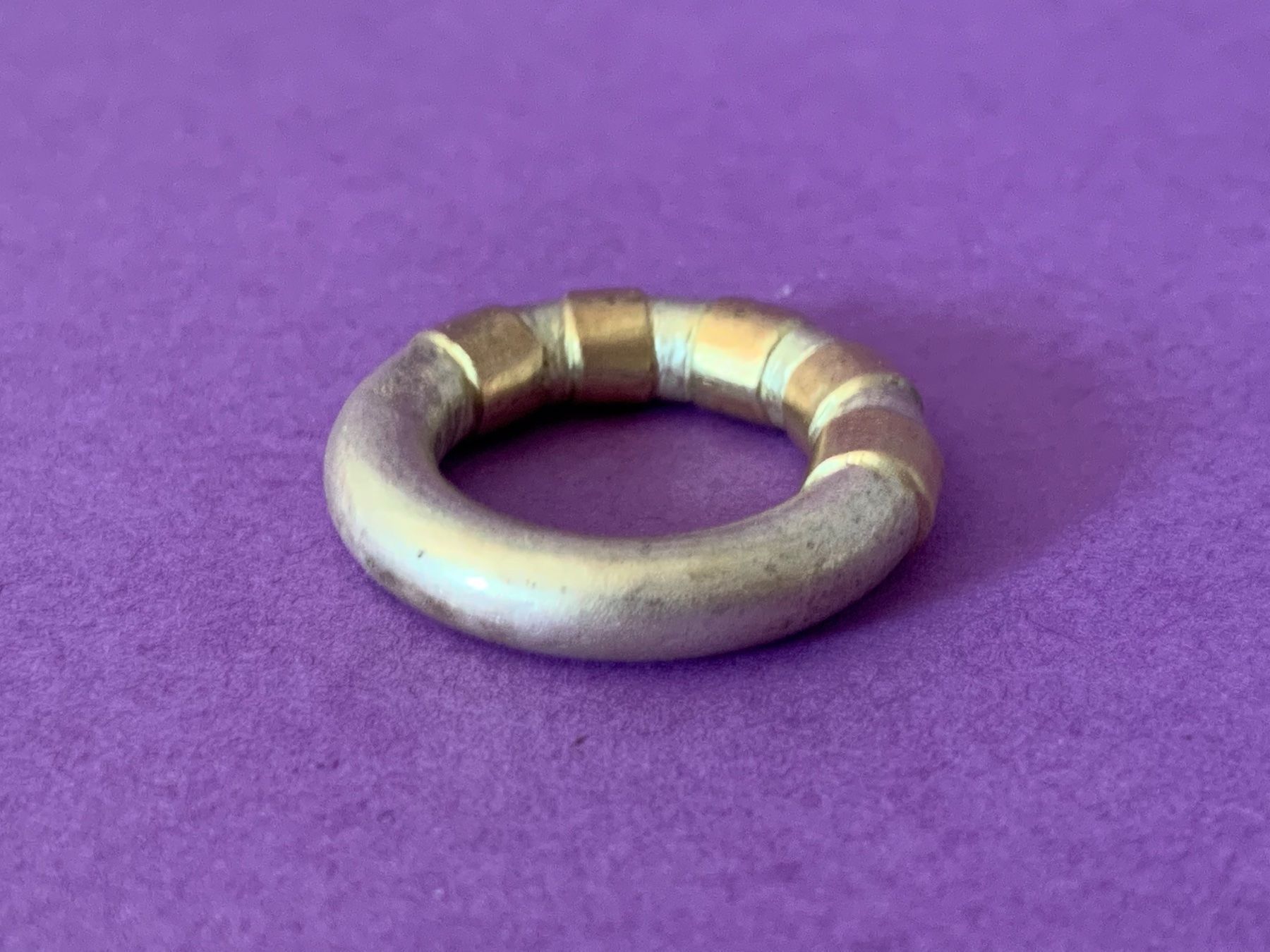 Bagues: Silberring goldiger Schwimmring  (49) – D'occasion à Laufen par belleskulptur 5