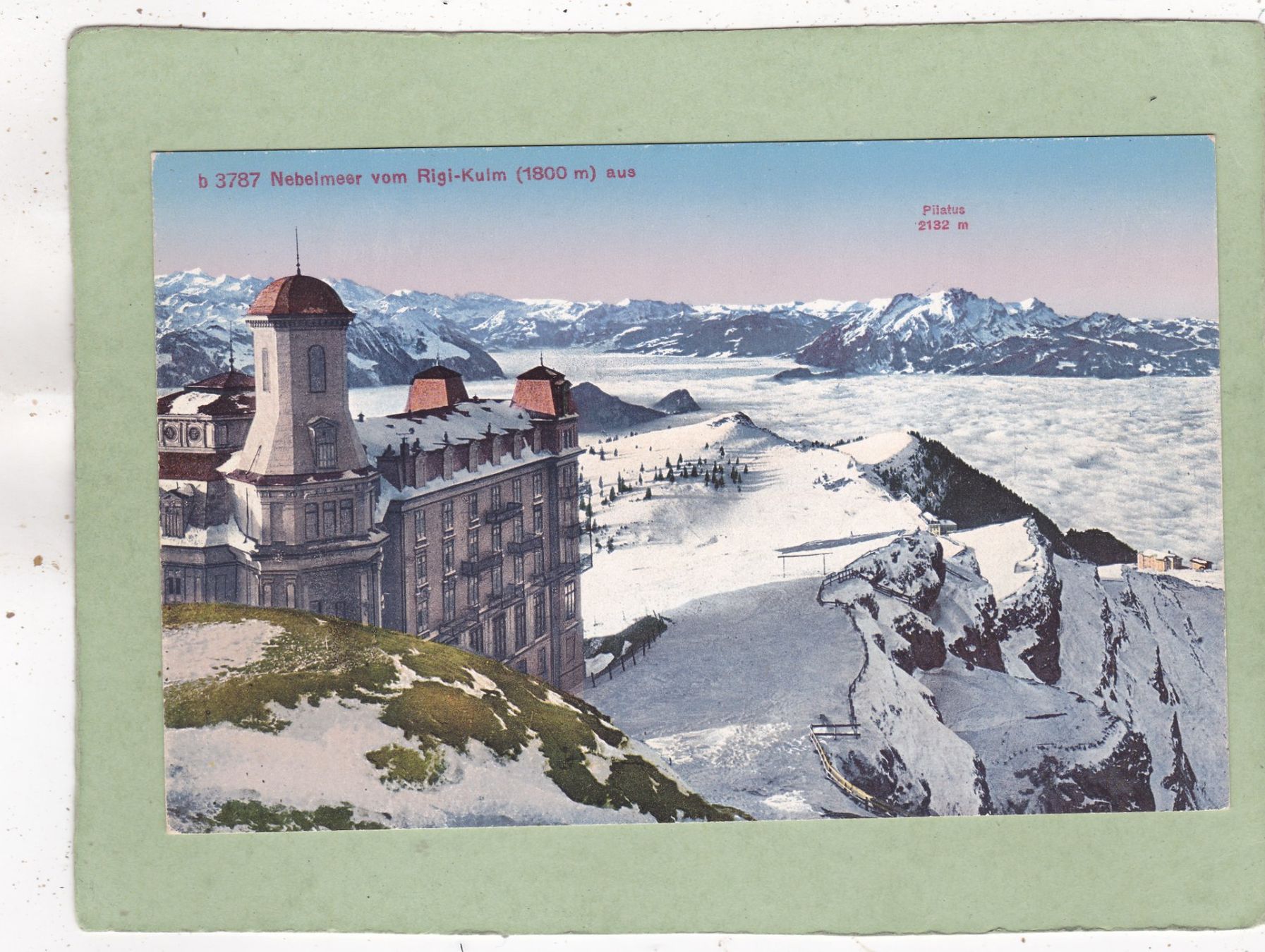 Ansichtskarten: Nebelmeer vom Rigi-Kulm – Gebraucht aus Herisau von Lisegrat2008