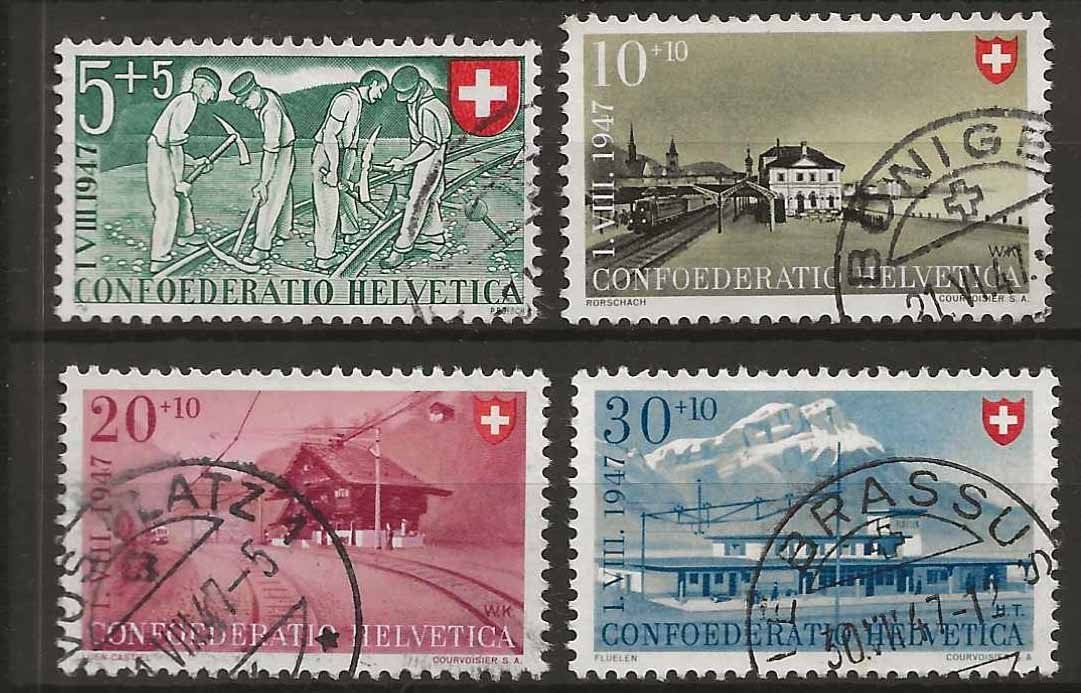 Tous les timbres: PP047  - Pro Patria 1947 obl. – D'occasion à Trélex par Phil_Albert