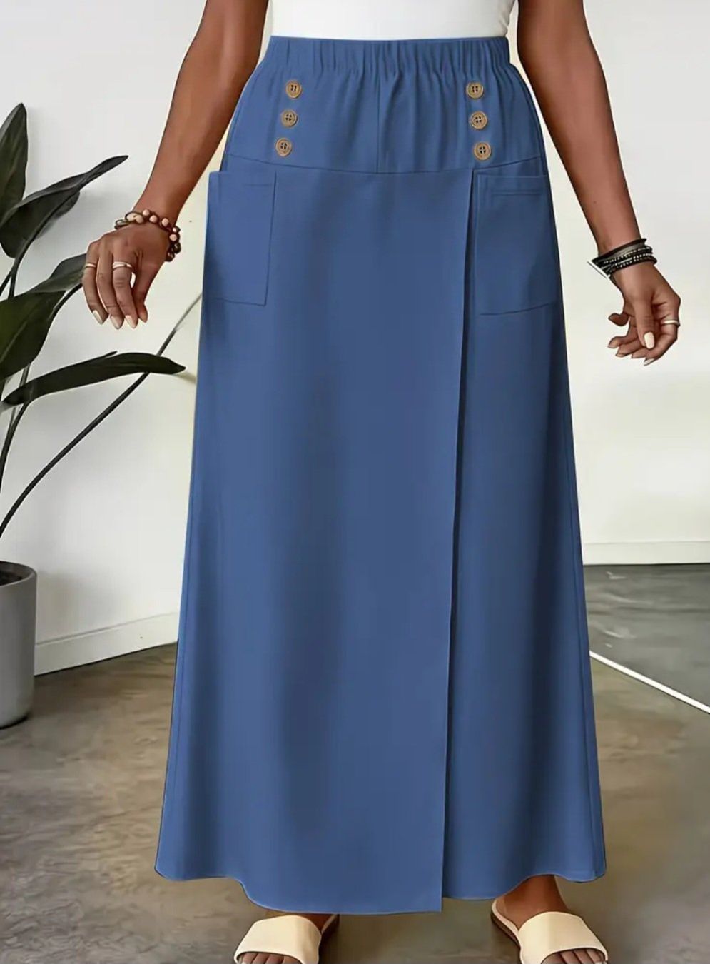 Pantaloni: Hosen Rock Lang Blau – Usato da Niederbipp venduto da Trude04 3