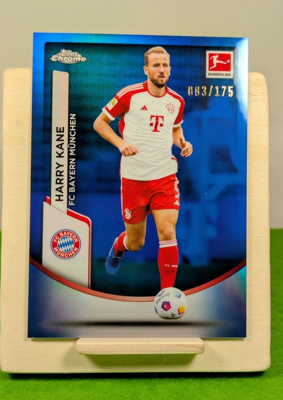 Topps Carte collezionabili: Harry Kane Blue Refractor /175 Topps Chrome Bayern – Usato da Kreuzlingen venduto da _Mic_