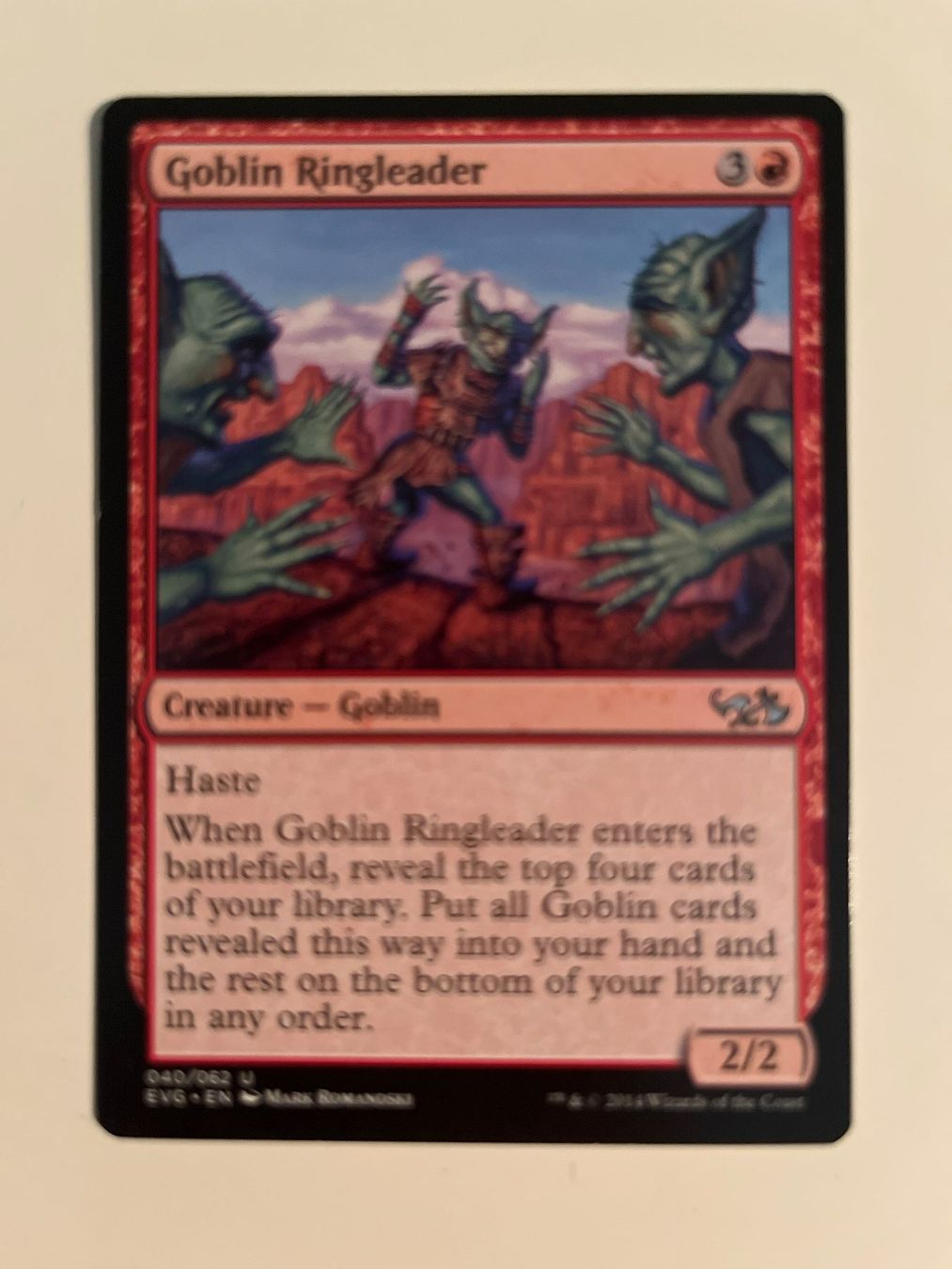 Magic The Gathering Carte collezionabili: 1 x Goblin Ringleader - Magic: The Gathering - MtG – Usato da Kriens venduto da Shadi1980