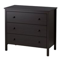 IKEA Kommode KOPPANG Kom 3 90x46x83 schwarzbraun