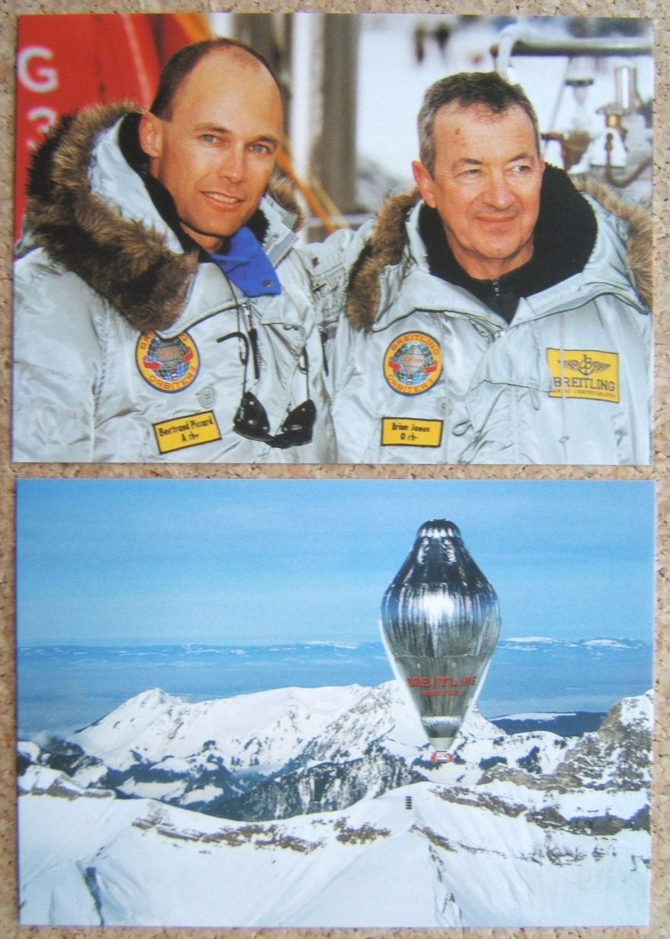Tutti i francobolli: 2 BILDPOSTKARTEN BREITLING ORBITER 3 – Nuovo e nell'imballaggio originale da Brunnen venduto da Nonne04 1