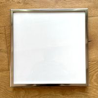 3Stk. Halbe Alu-Magnetrahmen 30×30cm Chromglänzend,gebraucht