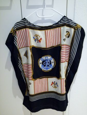 Extravagantes T-shirt im maretimen Look, in M