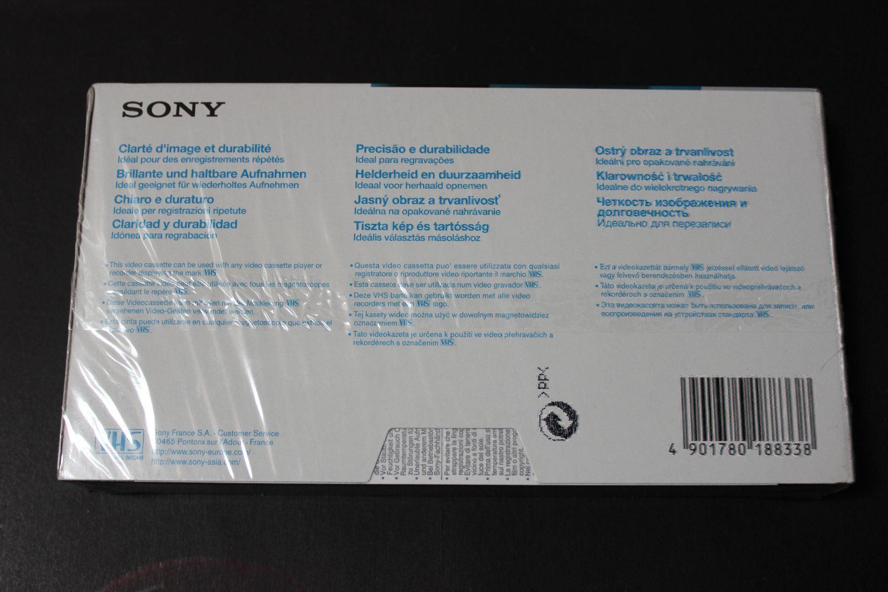 Cassette vuote: SONY E-180 VHS-VIDEOKASSETTE OVP!!!!!!!! – Nuovo e nell'imballaggio originale da Tübach venduto da JamesStone 2
